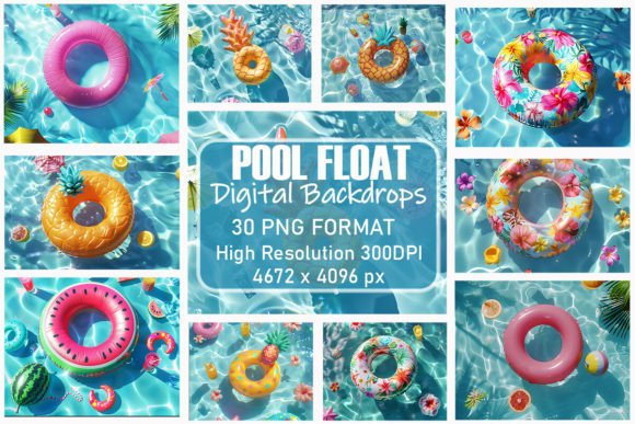Download Inflatable Pool Float Digital Backdrops - Inflatable Collection