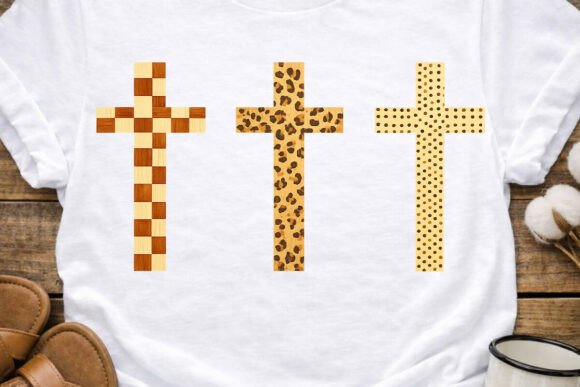 Download Leopard Cross Trio Christian PNG - Premium Resources