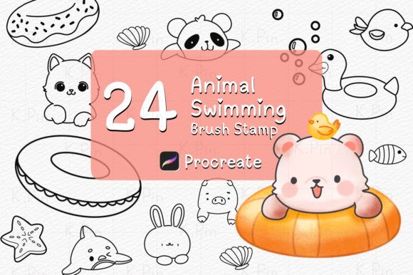 Download Summer Animal Stamps, Animals&amp;Inflatable - Inflatable Collection