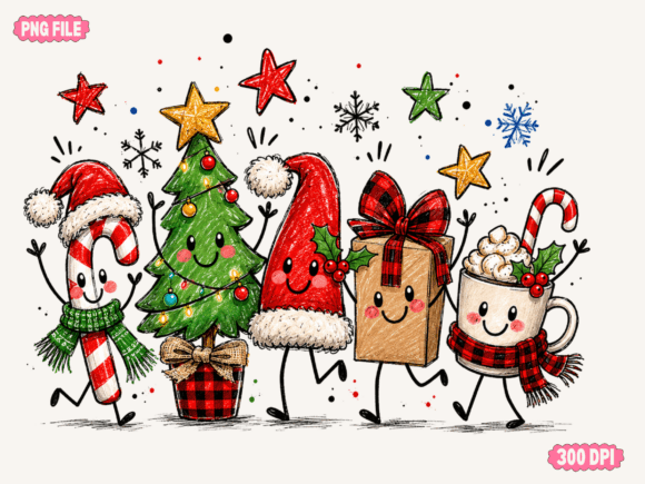Download Christmas Santa Candy Cane Tree Holiday - Santa Collection